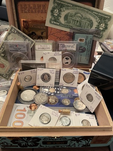 Estate sale silver coin - silver,